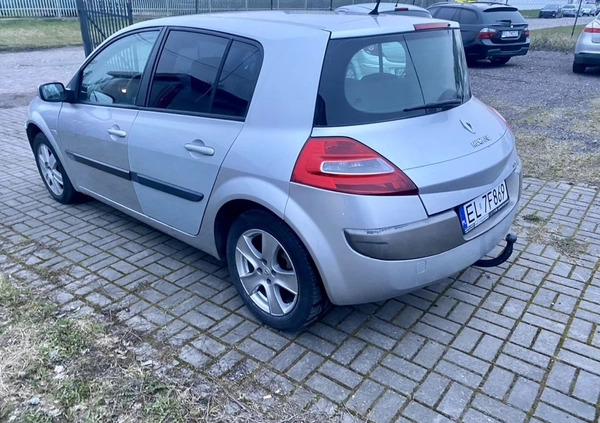 Renault Megane cena 4900 przebieg: 165900, rok produkcji 2006 z Łódź małe 37